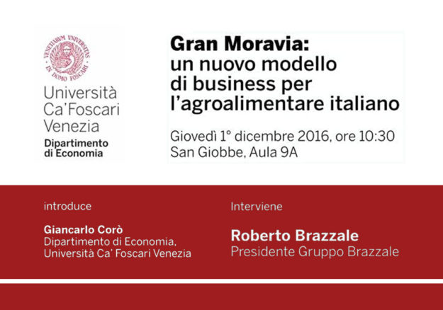 Gran Moravia: Un nuovo modello di business per l'agroalimentare italiano