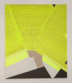 Ester Grossi, Giallo coprente. Acrilico su tela, 120x100cm, 2019.