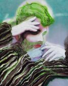 Maurizio Bongiovanni, Untitled. Olio e spray su tela, 95x73 cm, 2020