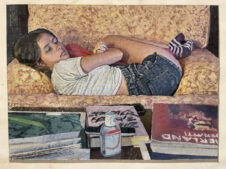 Bernardo Siciliano, Crazy he calls me. Olio su tela, 100x72 cm, 2022.