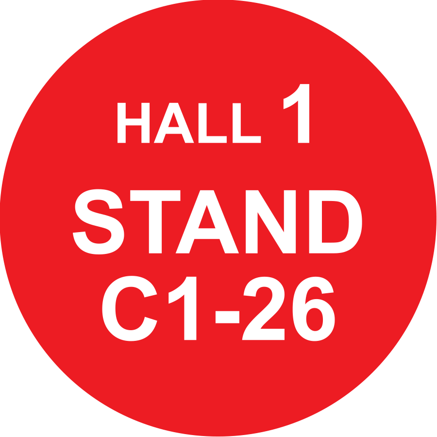 Hall 1 - Stand C1-26