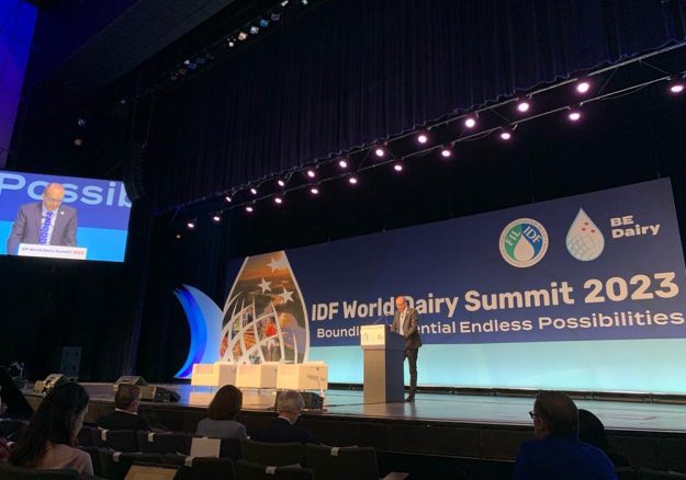 Piercristiano Brazzale, quattro anni da presidente della Federazione Mondiale del latte.