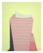 Ester Grossi, Scalea. Villa Malaparte. Acrilico su tela, 100x80 cm, 2024.