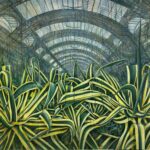 Antonio Bardino, L'ora di punta. Olio su tela, 120x150 cm, 2025